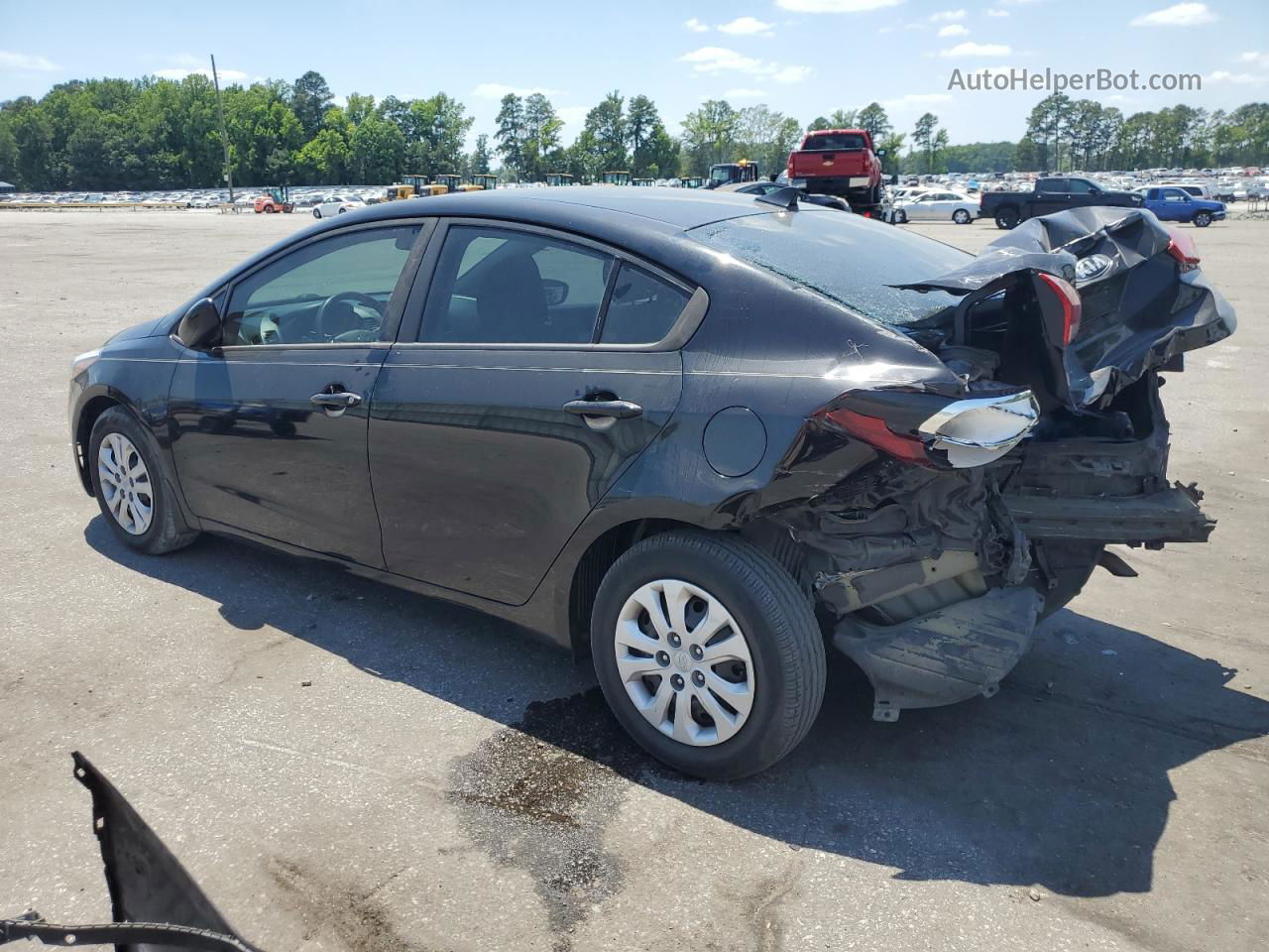 2018 Kia Forte Lx Black vin: 3KPFK4A72JE237010