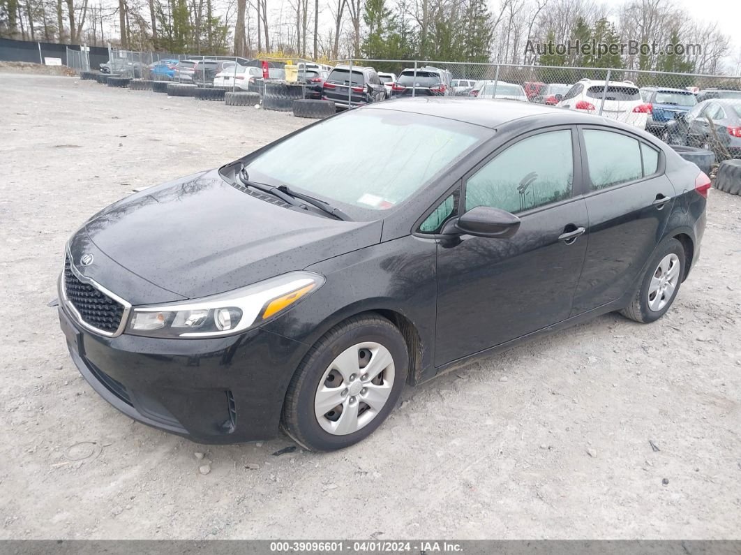 2018 Kia Forte Lx Black vin: 3KPFK4A72JE237413