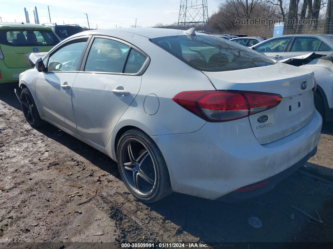 2018 Kia Forte Lx White vin: 3KPFK4A72JE247746