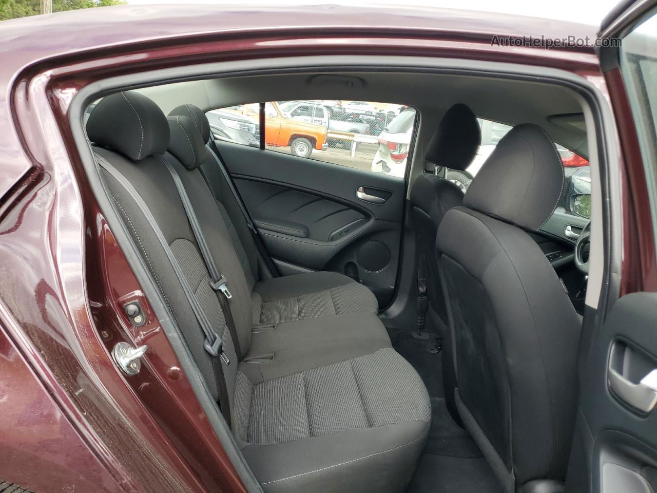 2018 Kia Forte Lx Maroon vin: 3KPFK4A72JE251098