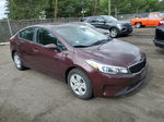 2018 Kia Forte Lx Maroon vin: 3KPFK4A72JE251098