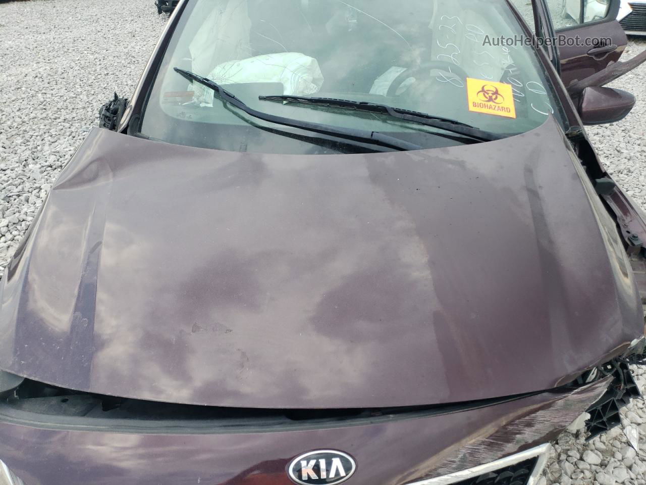 2018 Kia Forte Lx Maroon vin: 3KPFK4A72JE271383