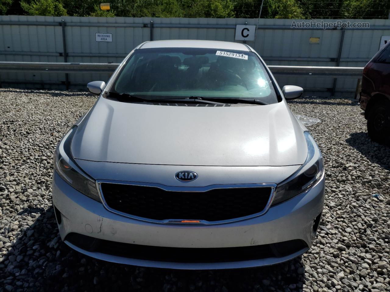 2018 Kia Forte Lx Silver vin: 3KPFK4A72JE273151