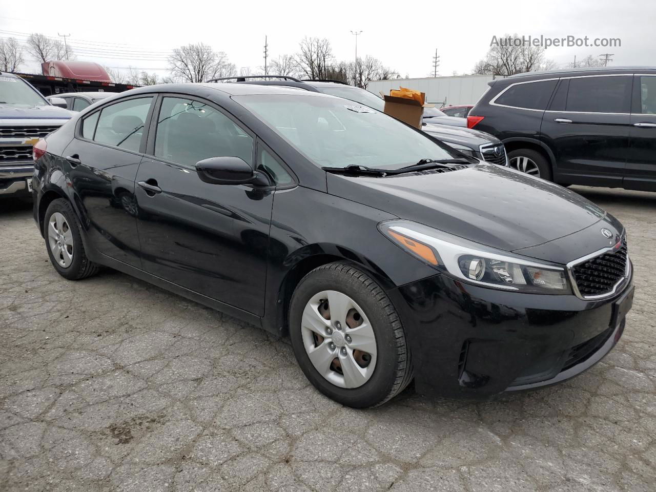 2018 Kia Forte Lx Черный vin: 3KPFK4A72JE273733