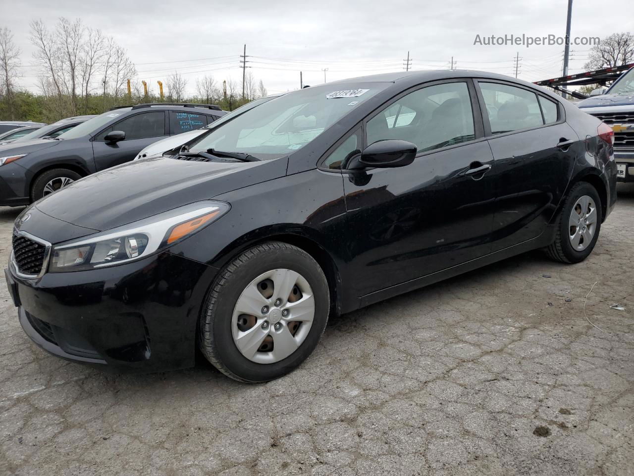 2018 Kia Forte Lx Черный vin: 3KPFK4A72JE273733