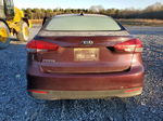 2017 Kia Forte Lx Burgundy vin: 3KPFK4A73HE025467