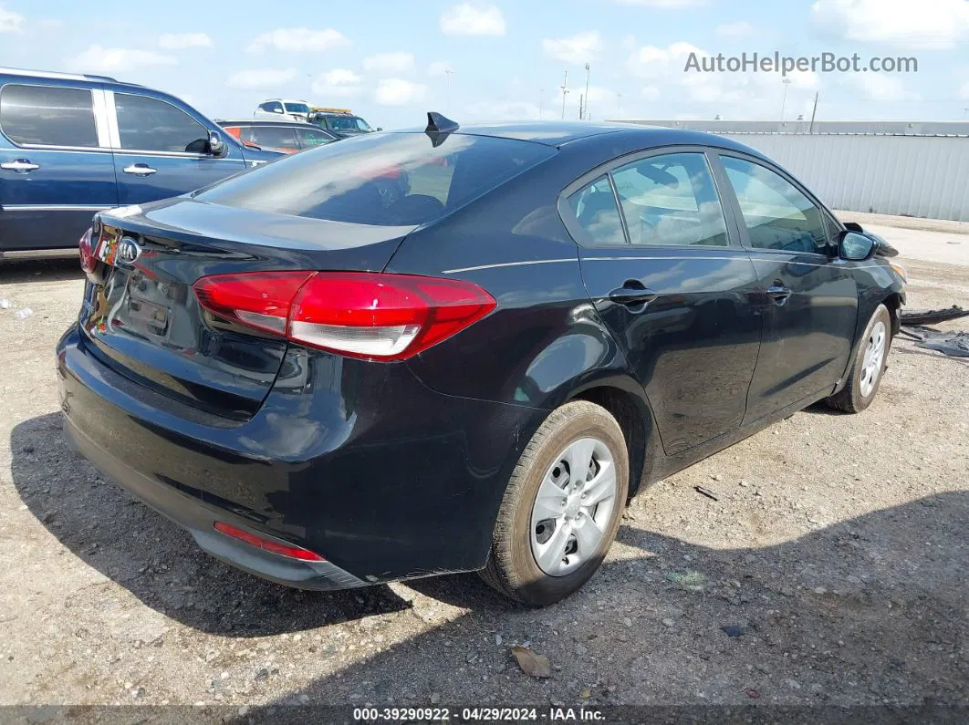 2017 Kia Forte Lx Black vin: 3KPFK4A73HE031026