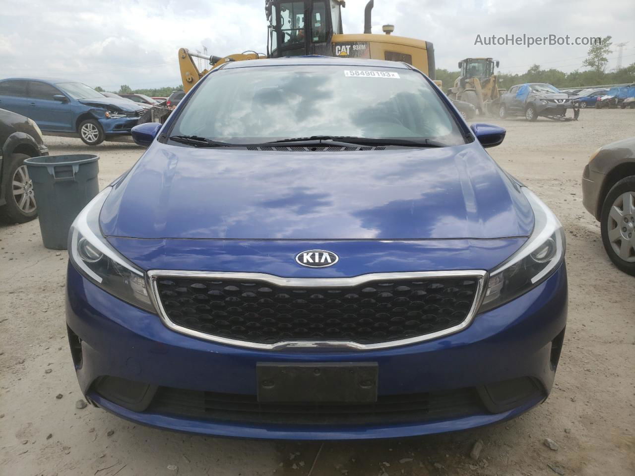 2017 Kia Forte Lx Синий vin: 3KPFK4A73HE064477