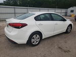 2017 Kia Forte Lx White vin: 3KPFK4A73HE083434