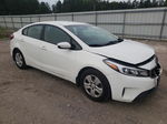 2017 Kia Forte Lx White vin: 3KPFK4A73HE083434