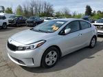 2017 Kia Forte Lx Silver vin: 3KPFK4A73HE118876