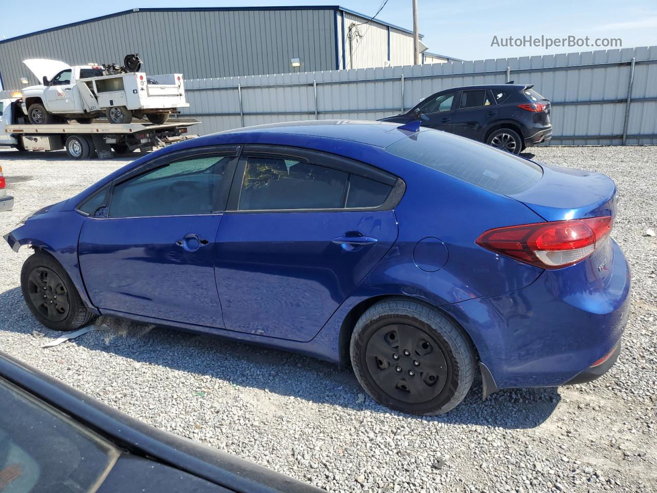 2017 Kia Forte Lx Blue vin: 3KPFK4A73HE143471