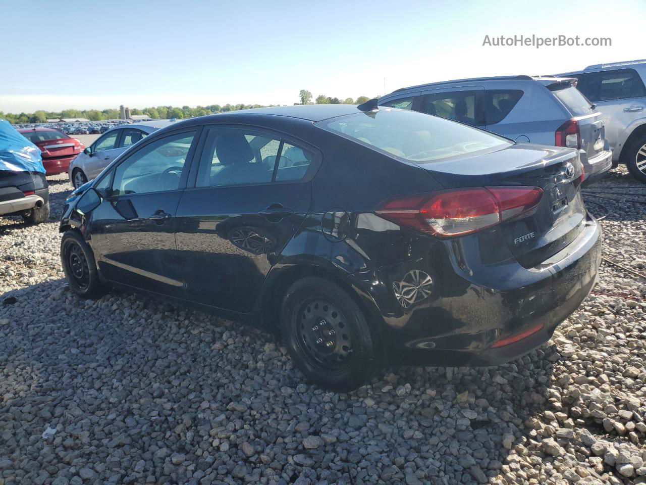 2017 Kia Forte Lx Black vin: 3KPFK4A73HE156592