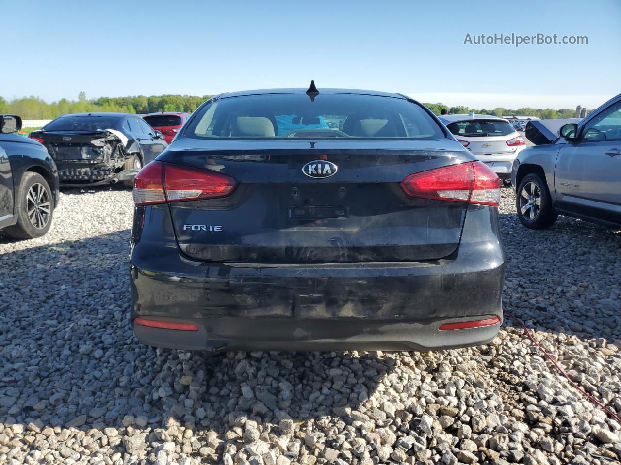 2017 Kia Forte Lx Black vin: 3KPFK4A73HE156592