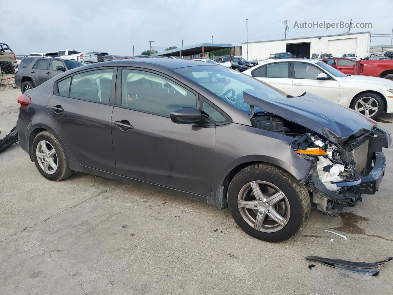 2018 Kia Forte Lx Charcoal vin: 3KPFK4A73JE167386