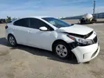 2018 Kia Forte Lx White vin: 3KPFK4A73JE185225