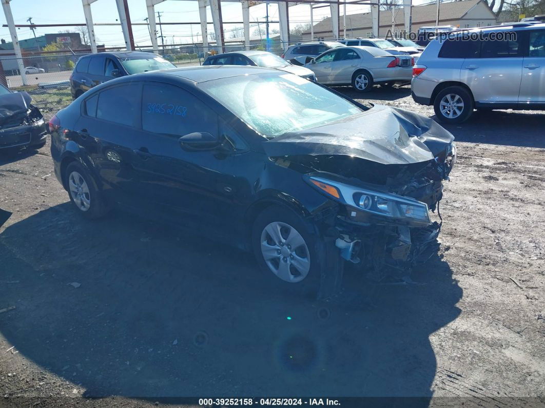 2018 Kia Forte Lx Black vin: 3KPFK4A73JE242295