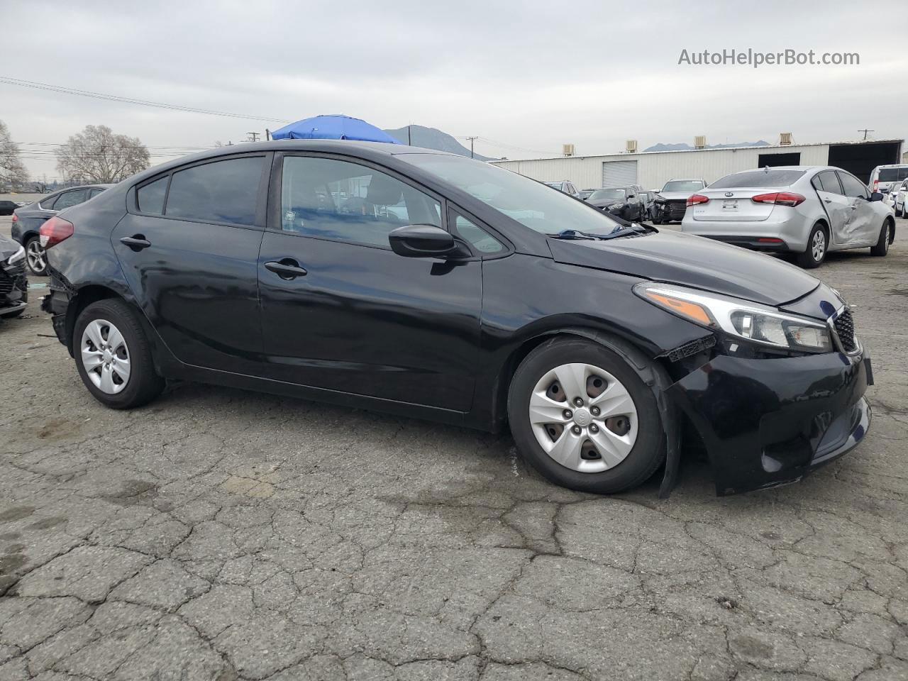 2018 Kia Forte Lx Black vin: 3KPFK4A73JE251658