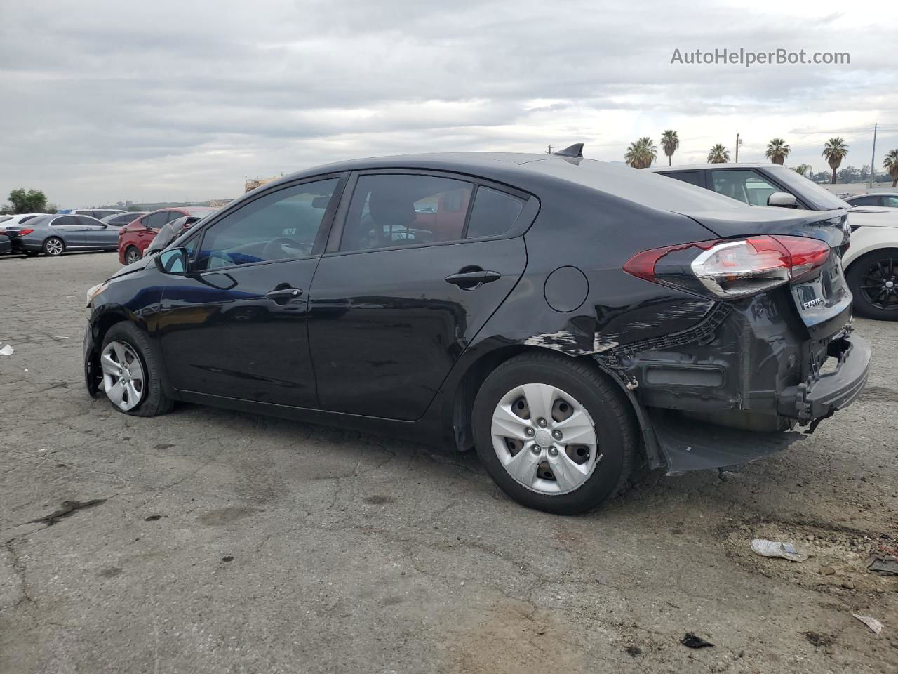 2018 Kia Forte Lx Black vin: 3KPFK4A73JE251658