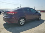 2018 Kia Forte Lx Maroon vin: 3KPFK4A73JE254740