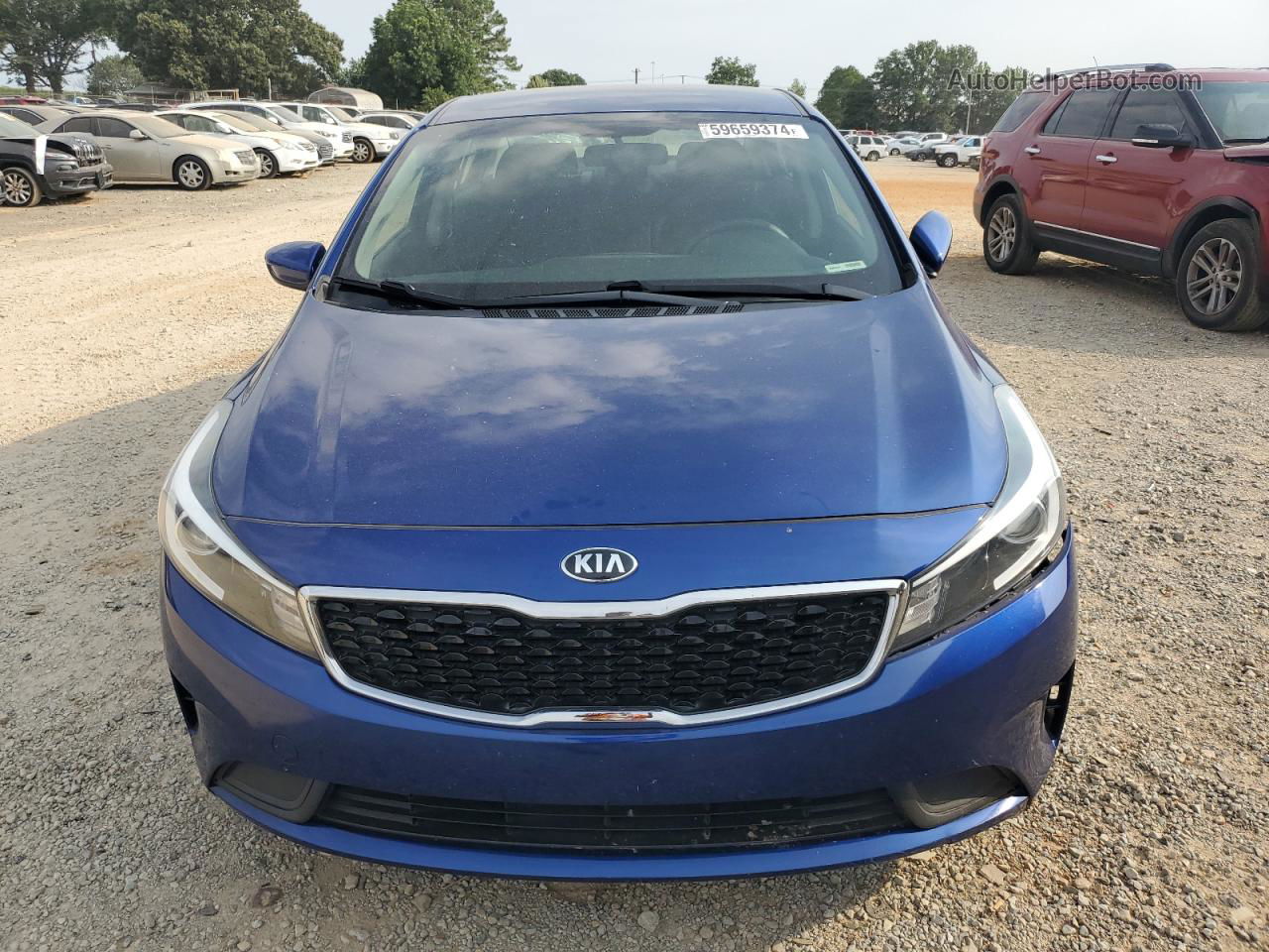 2018 Kia Forte Lx Синий vin: 3KPFK4A73JE257072