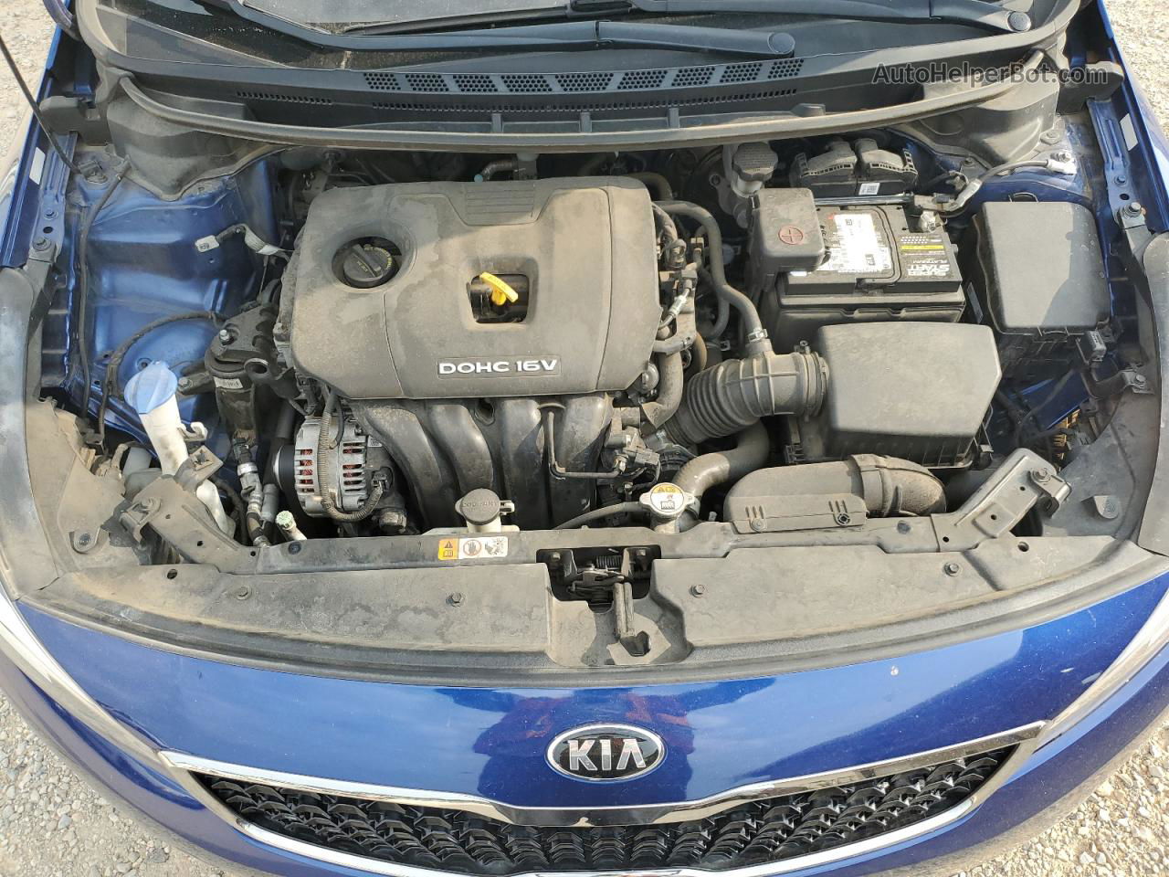 2018 Kia Forte Lx Синий vin: 3KPFK4A73JE257072