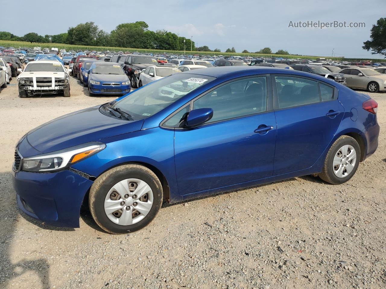 2018 Kia Forte Lx Blue vin: 3KPFK4A73JE257072