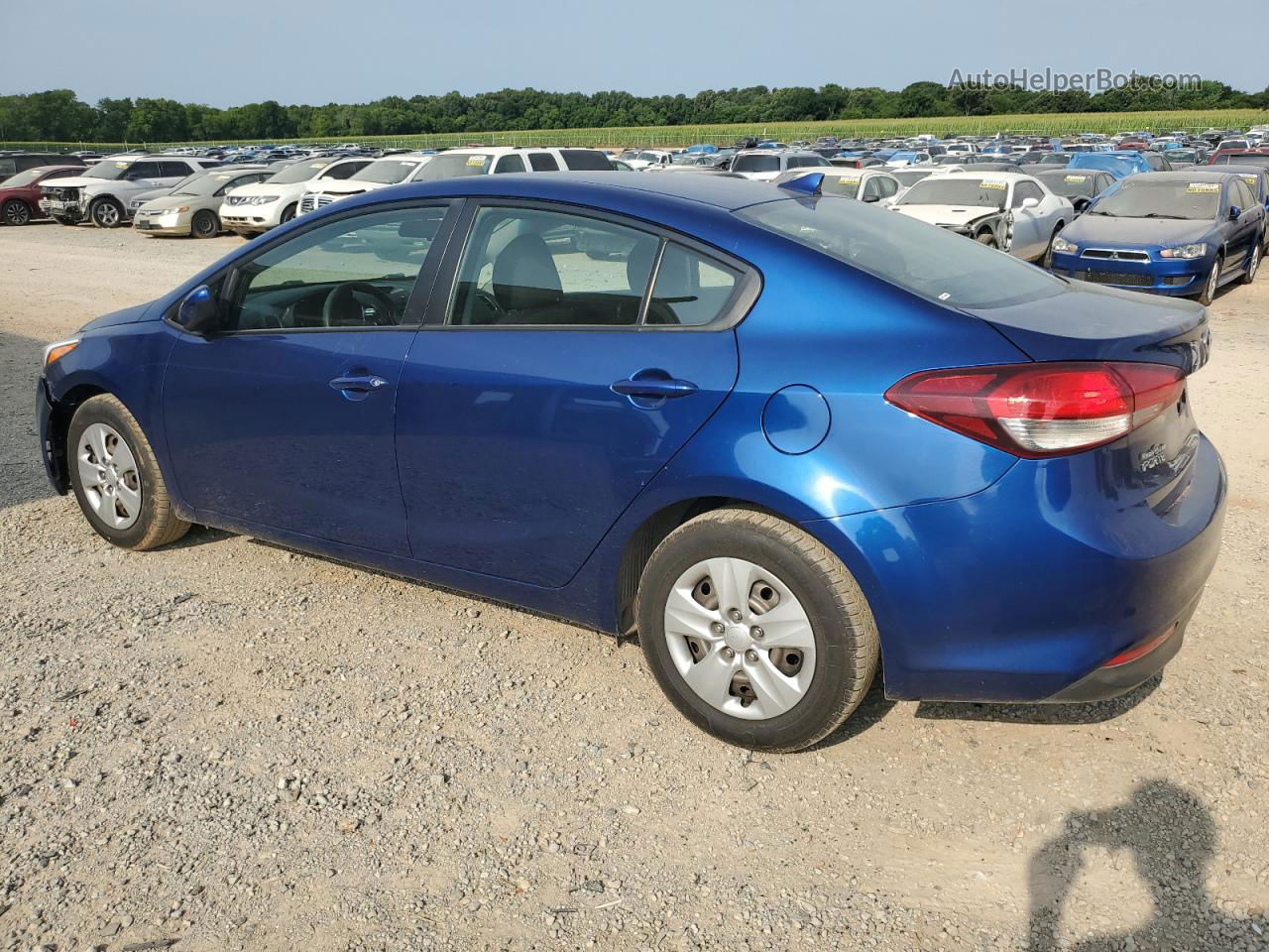 2018 Kia Forte Lx Синий vin: 3KPFK4A73JE257072