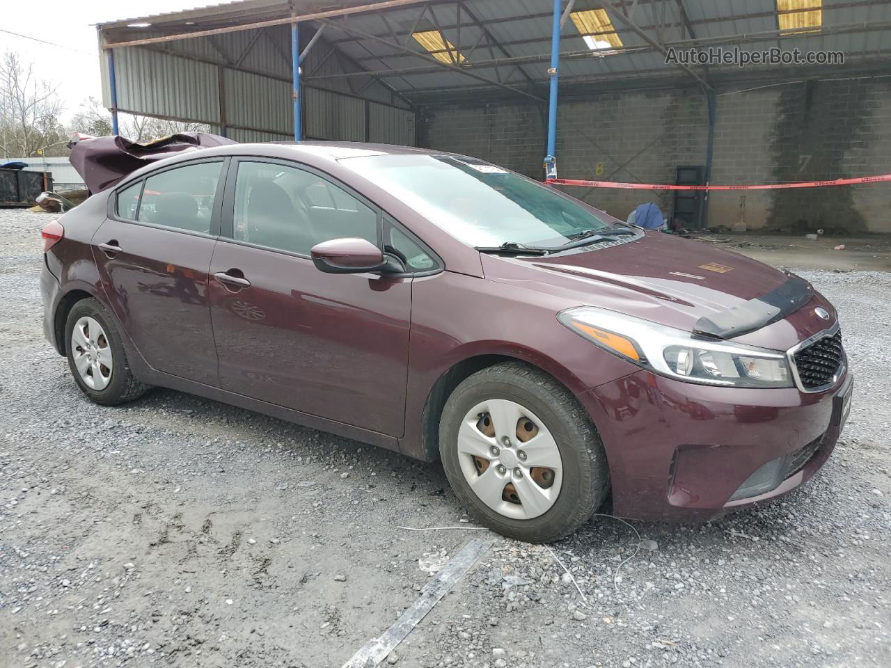 2018 Kia Forte Lx Purple vin: 3KPFK4A73JE259534