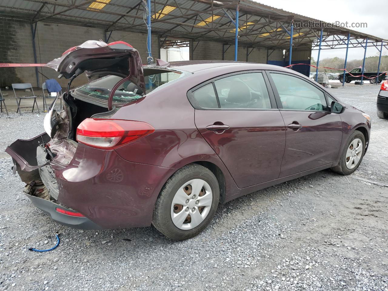 2018 Kia Forte Lx Purple vin: 3KPFK4A73JE259534