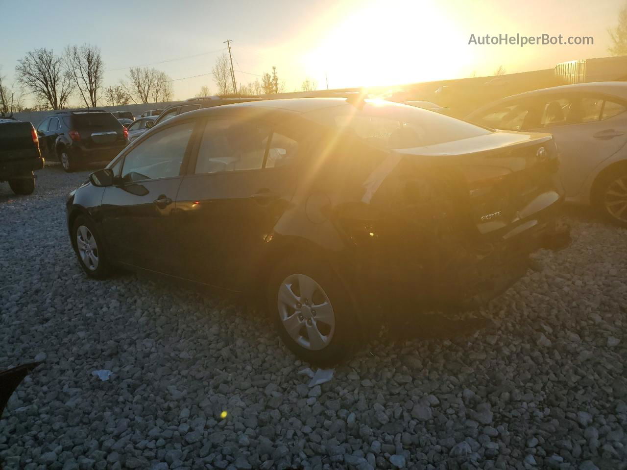 2018 Kia Forte Lx Burgundy vin: 3KPFK4A73JE268041