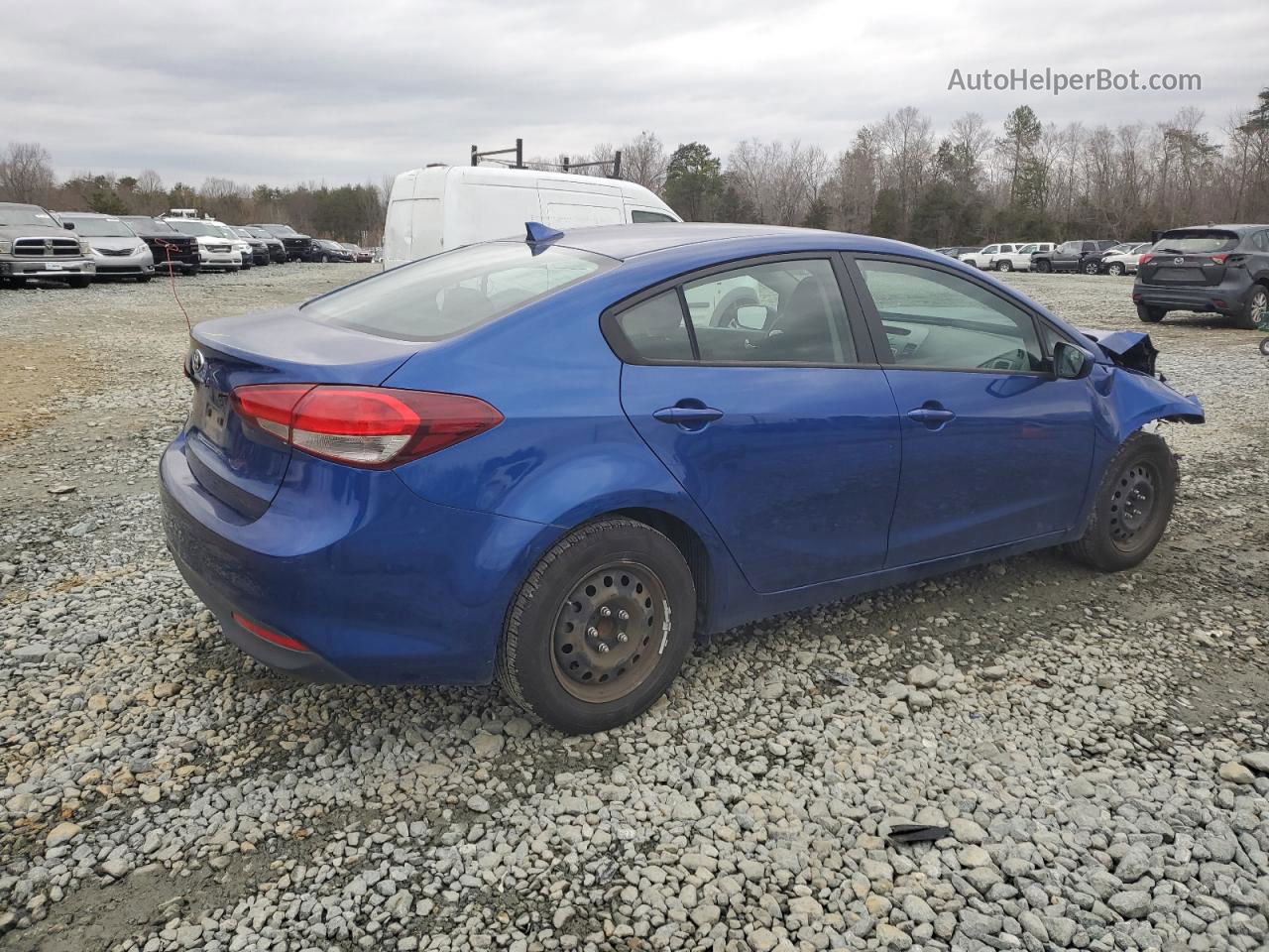 2018 Kia Forte Lx Синий vin: 3KPFK4A73JE283333