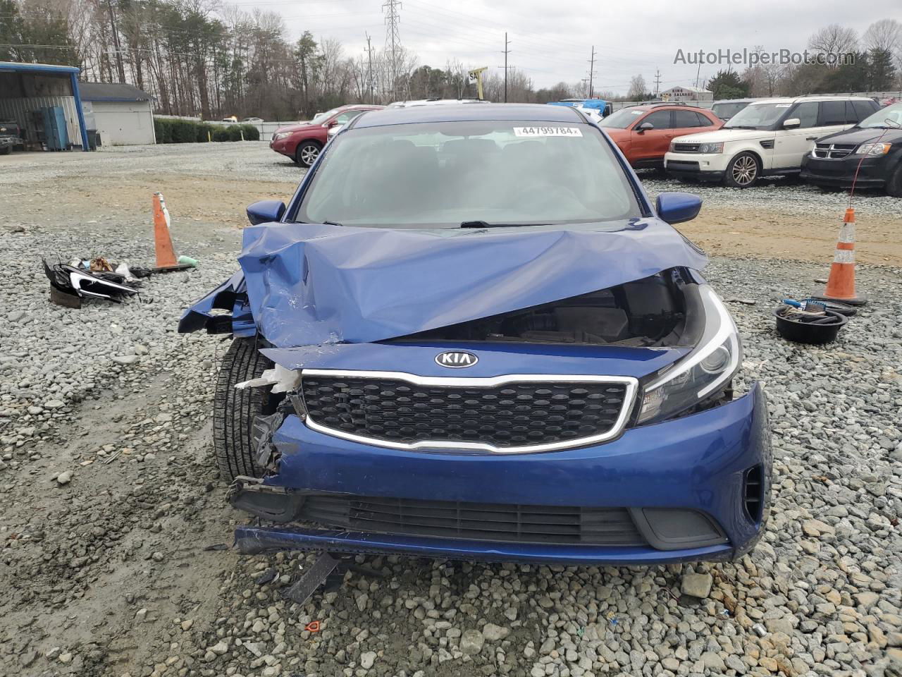 2018 Kia Forte Lx Синий vin: 3KPFK4A73JE283333