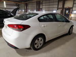 2017 Kia Forte Lx White vin: 3KPFK4A74HE010833