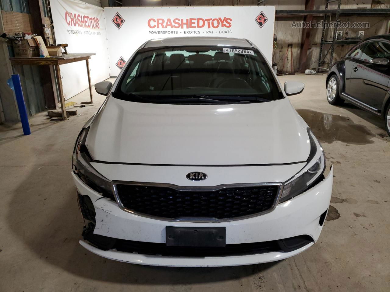 2017 Kia Forte Lx White vin: 3KPFK4A74HE010833