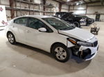 2017 Kia Forte Lx White vin: 3KPFK4A74HE010833