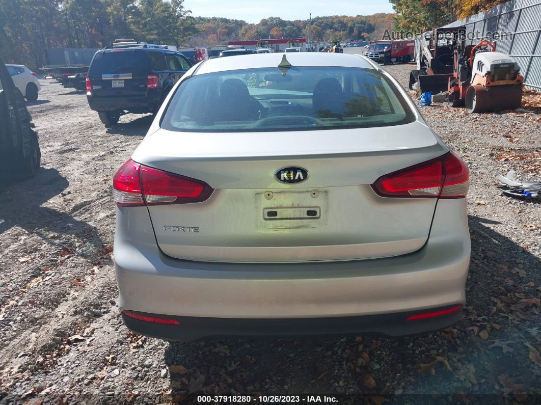 2017 Kia Forte Lx Silver vin: 3KPFK4A74HE015756