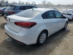 2017 Kia Forte Lx White vin: 3KPFK4A74HE041466