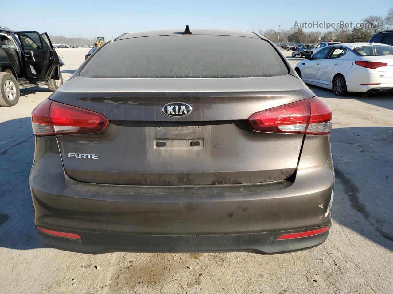 2017 Kia Forte Lx Gray vin: 3KPFK4A74HE046196