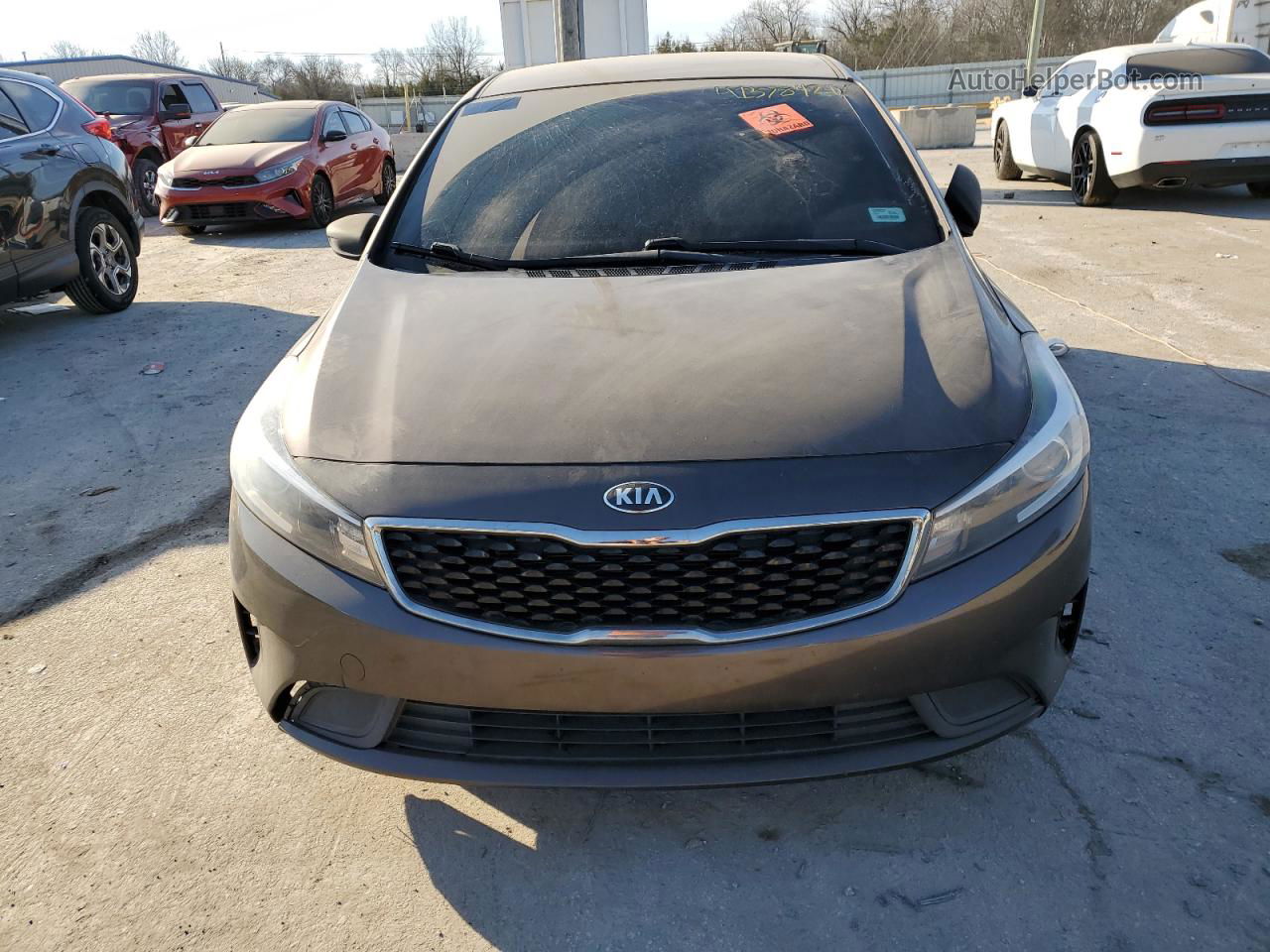 2017 Kia Forte Lx Gray vin: 3KPFK4A74HE046196