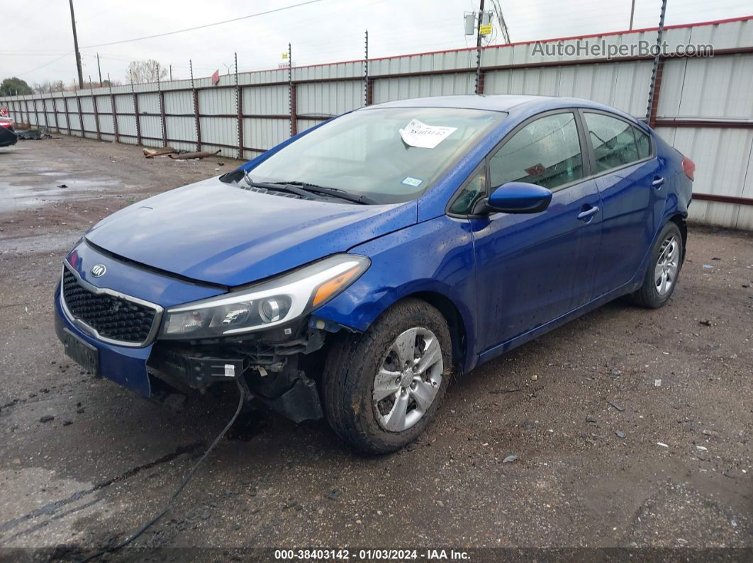 2017 Kia Forte Lx Blue vin: 3KPFK4A74HE053228