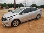 2017 Kia Forte Lx Silver vin: 3KPFK4A74HE091445