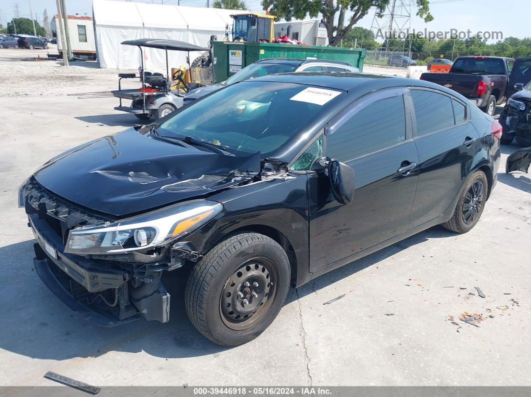 2017 Kia Forte Lx Black vin: 3KPFK4A74HE114819