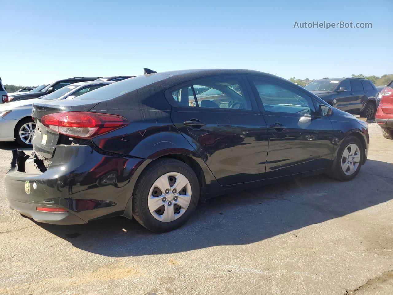 2017 Kia Forte Lx Black vin: 3KPFK4A74HE119745