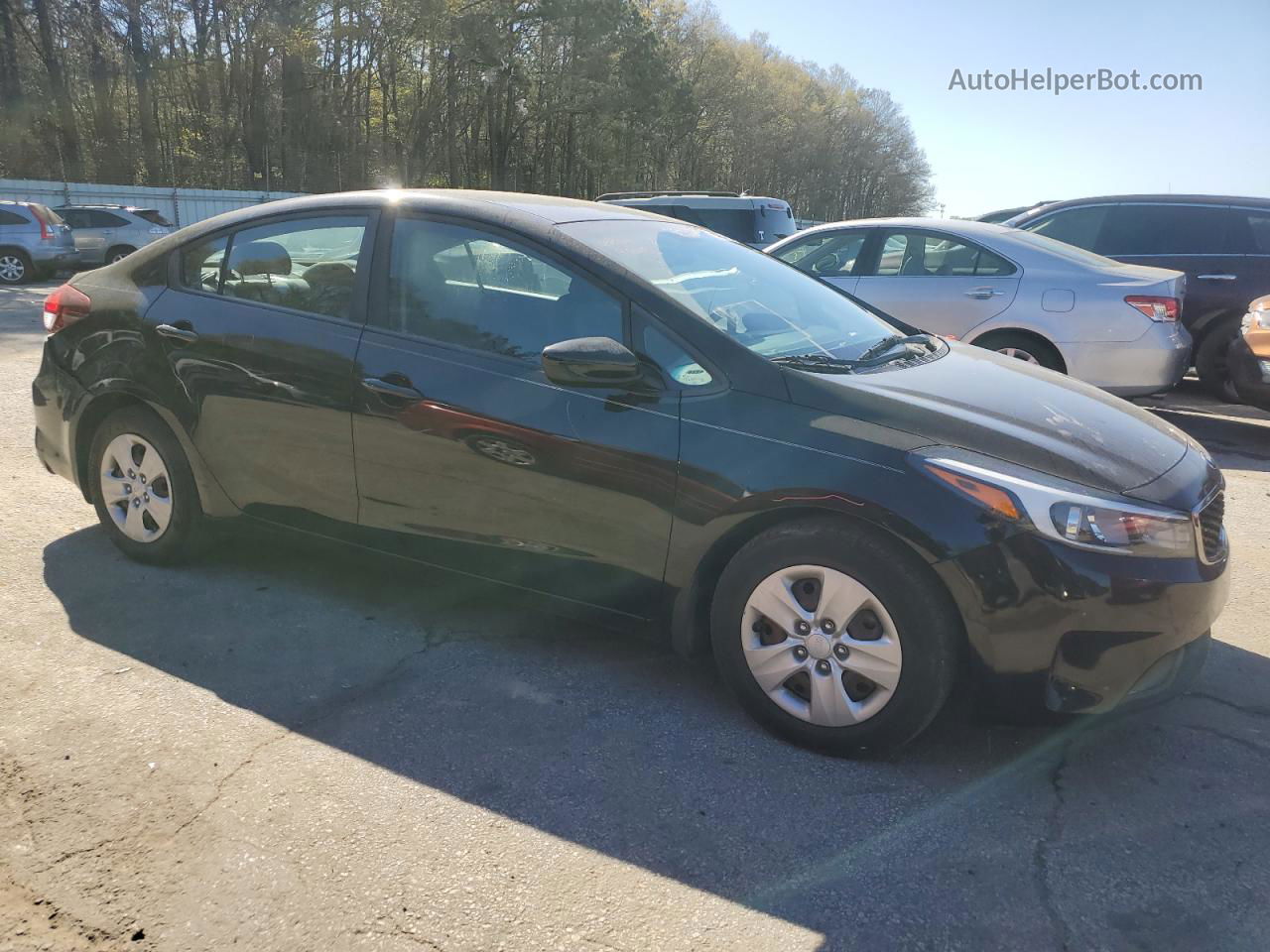 2017 Kia Forte Lx Black vin: 3KPFK4A74HE119745