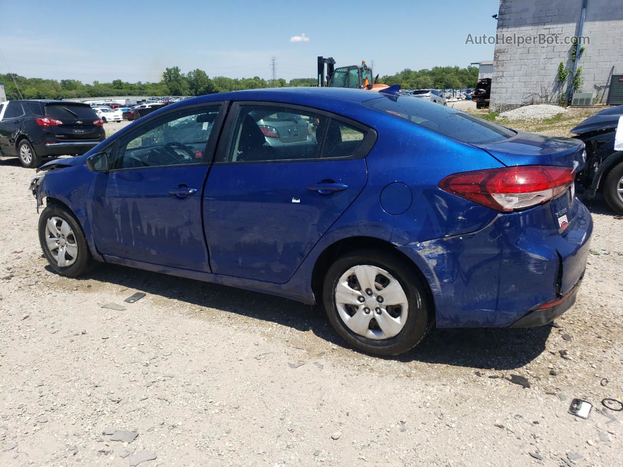 2017 Kia Forte Lx Blue vin: 3KPFK4A74HE122645