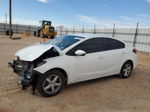 2017 Kia Forte Lx White vin: 3KPFK4A74HE152499