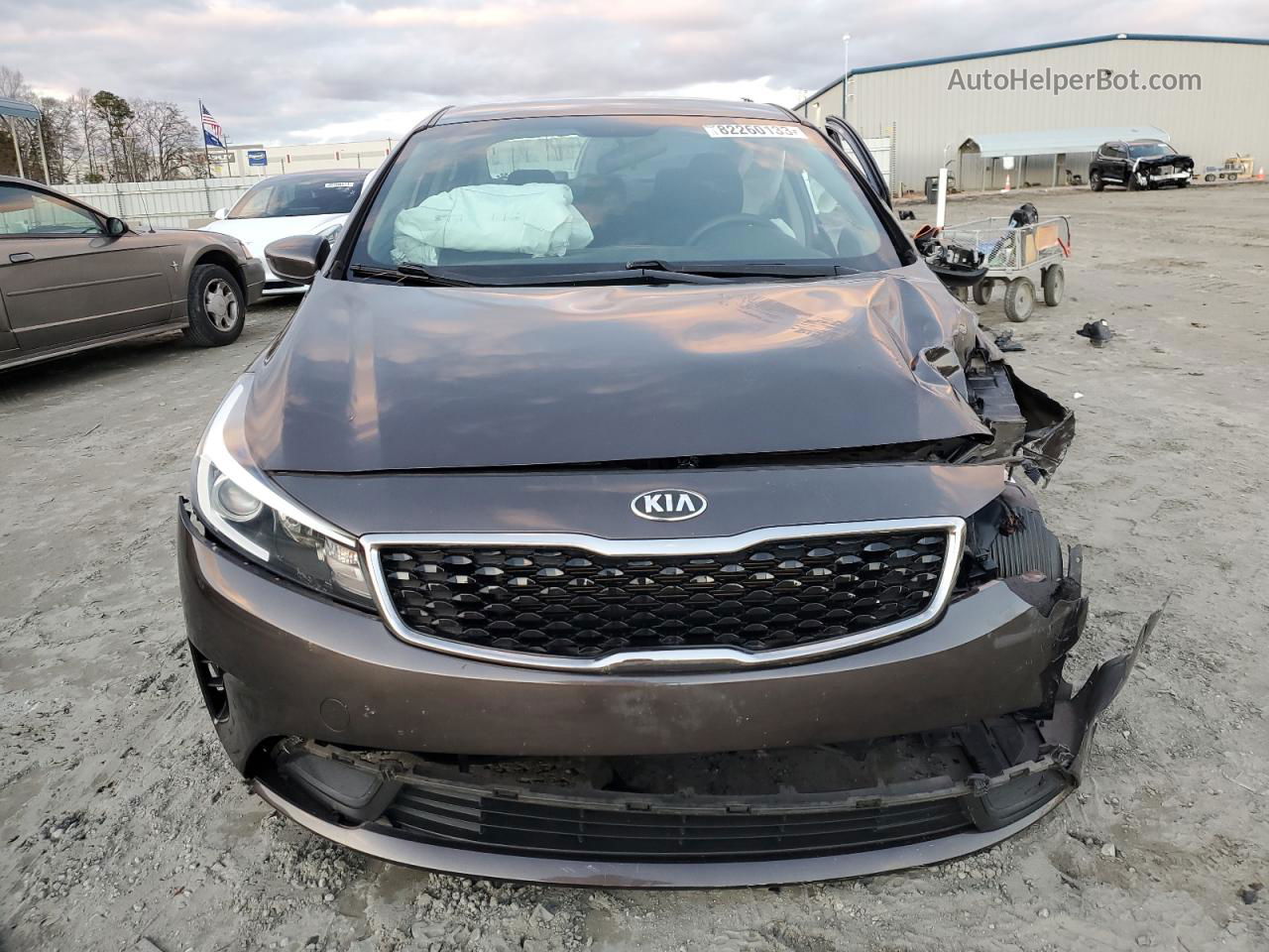 2018 Kia Forte Lx Серый vin: 3KPFK4A74JE169874