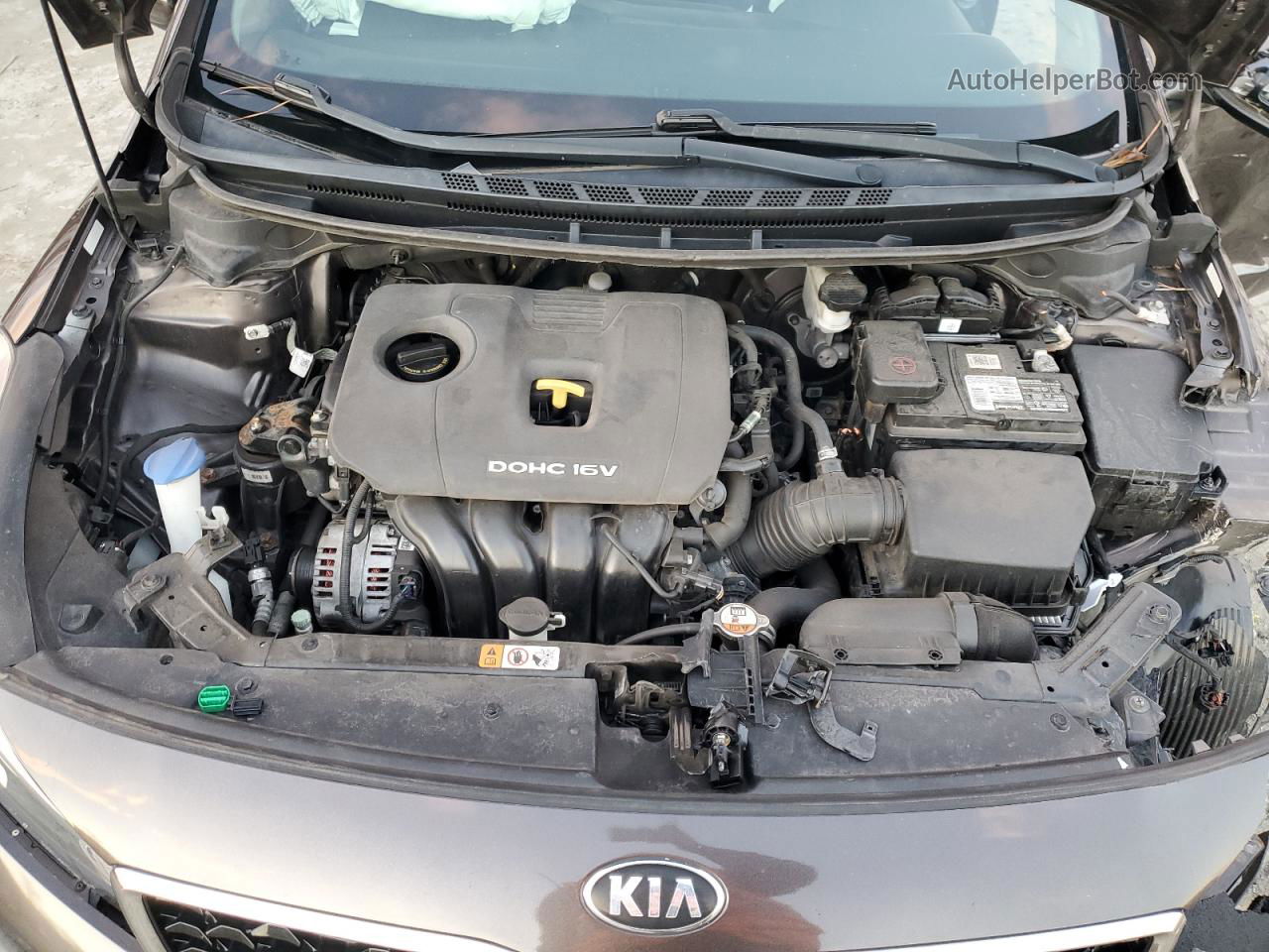 2018 Kia Forte Lx Серый vin: 3KPFK4A74JE169874