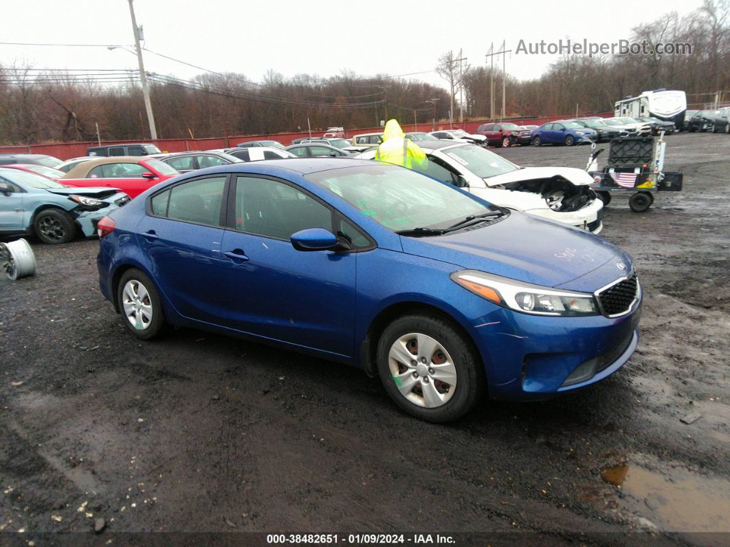 2018 Kia Forte Lx Dark Blue vin: 3KPFK4A74JE196704